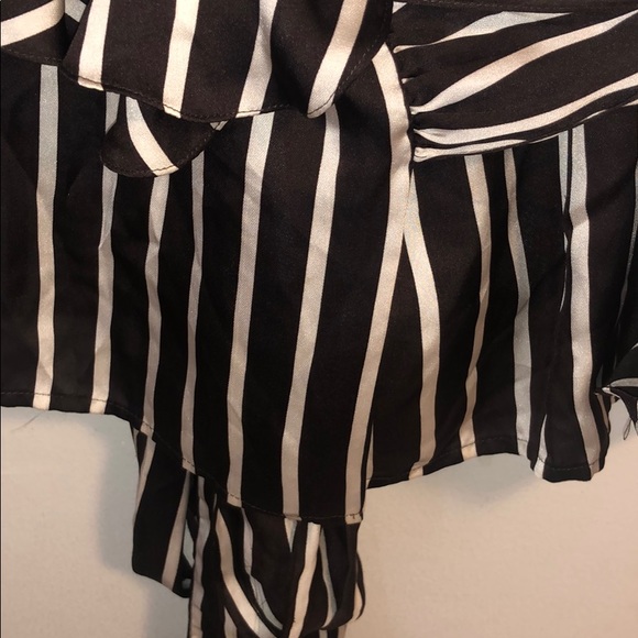 Lauren Ralph Lauren Tenney Striped Ruffle Blouse - Picture 5 of 8